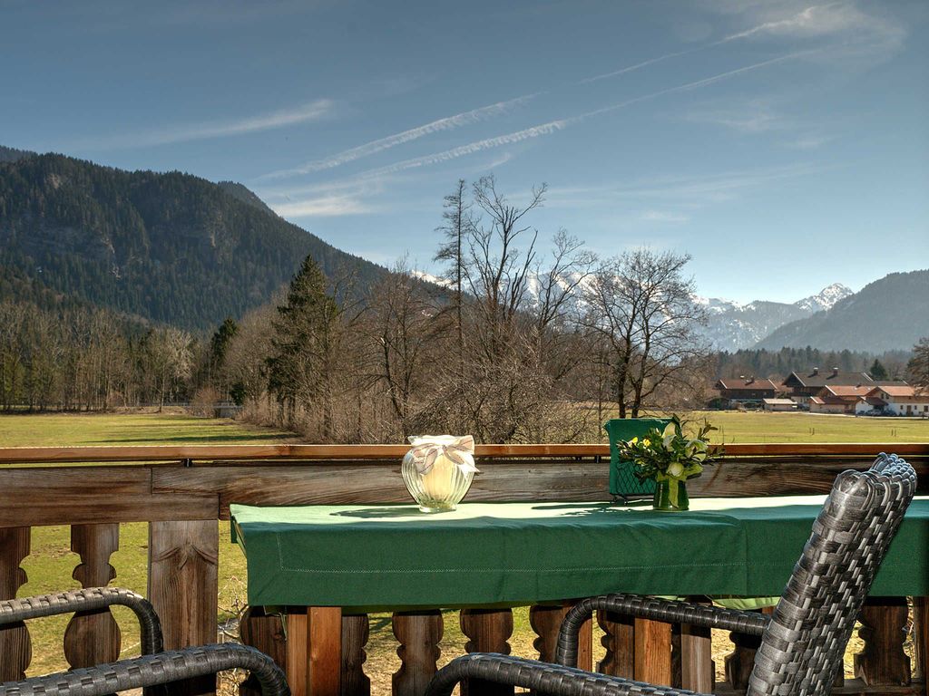 Ferienwohnung Fleischhackerhof - Ausblick vom Südbalkon Richtung Blauberge