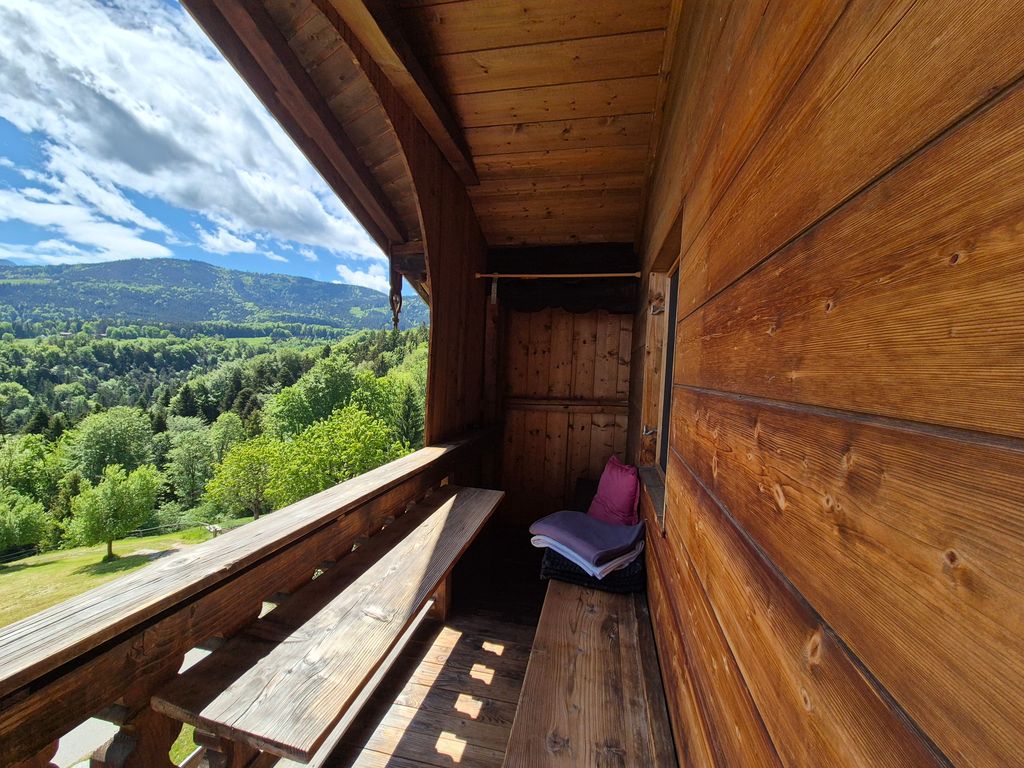 MorgenRot Balkon mit Inntalblick