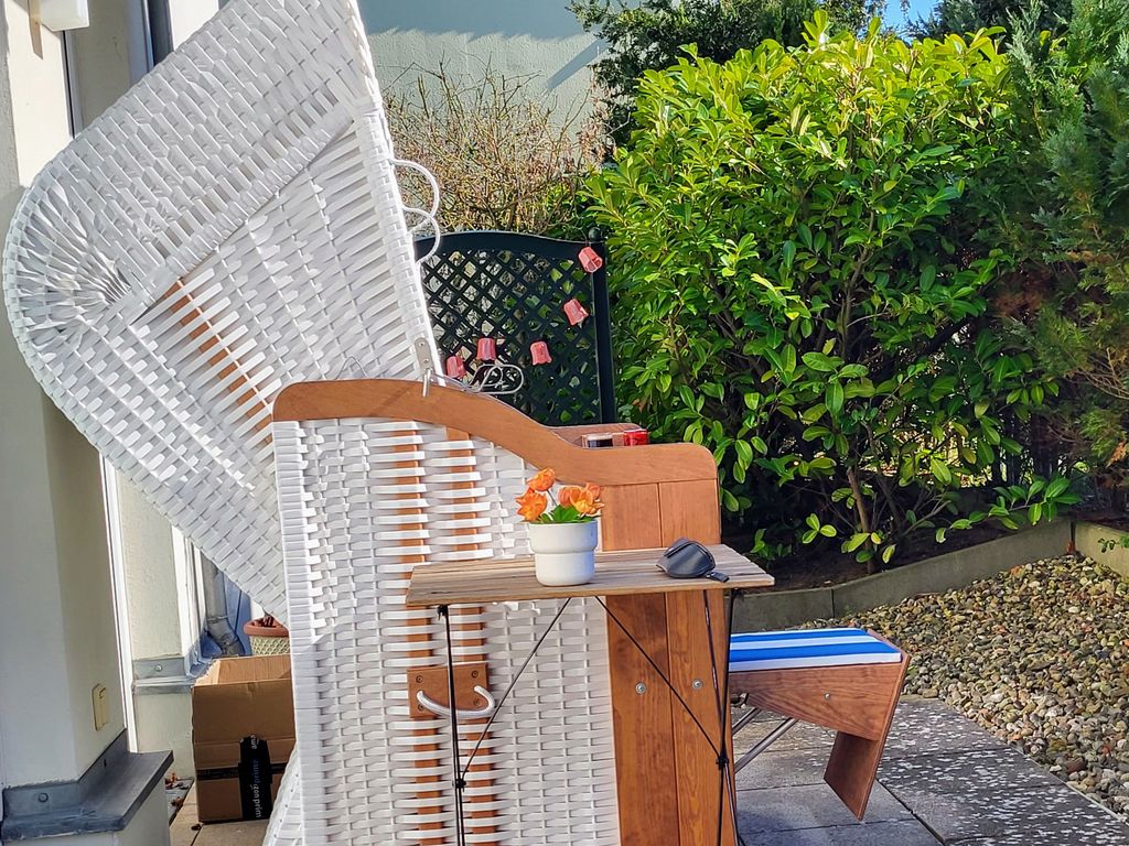Ferienwohnung Maris mit eigenem Strandkorb