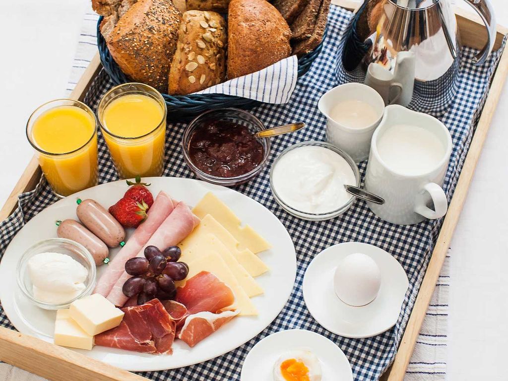 Tablettfrühstück