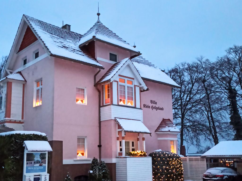 Villa Klein-Helgoland im Winter
