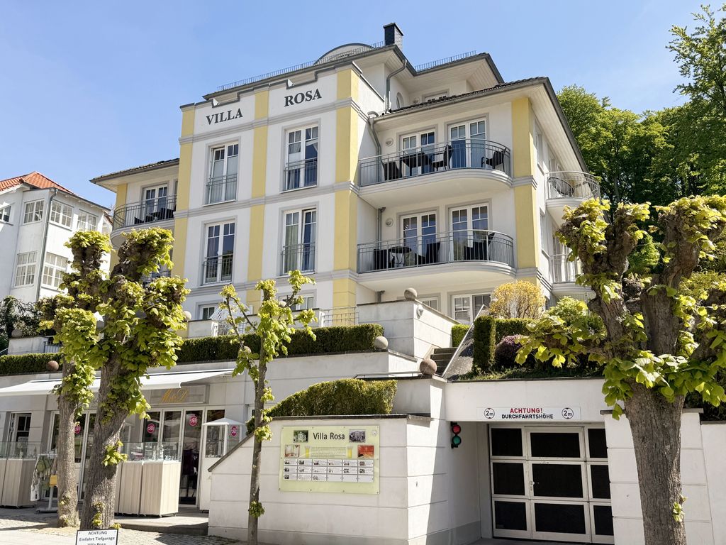 Villa Rosa in der Wilhelmstraße - die Flaniermeile
