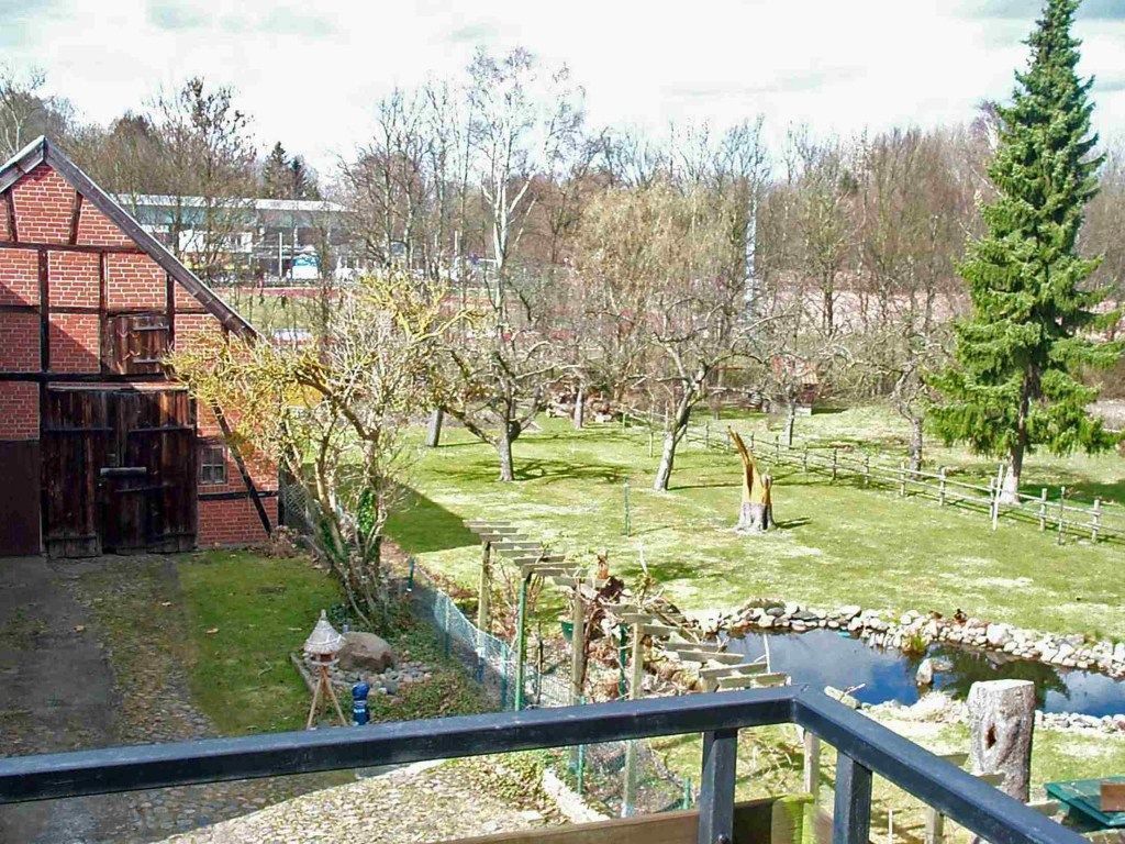 Blick vom Balkon