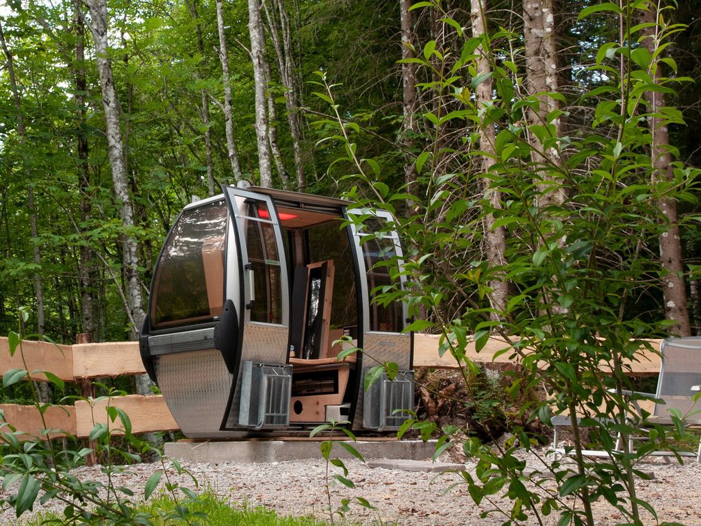 Exklusiver Wellnessgarten am Almhaus Webermohof