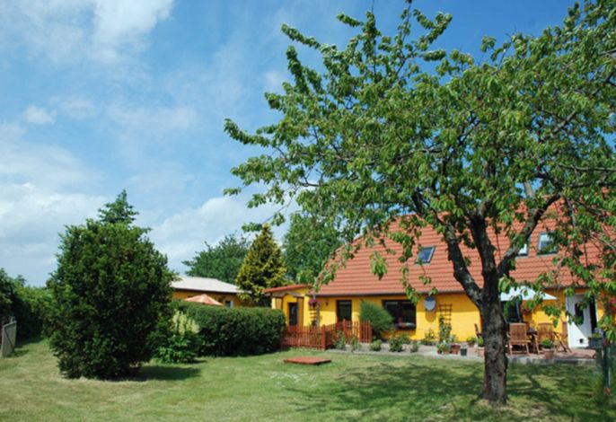Ferienwohnung Rapsblüte mit Kamin und Balkon