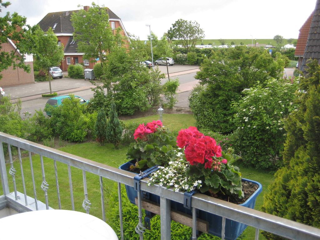 Blick vom Balkon