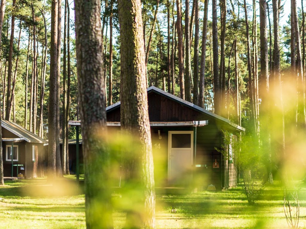 Blick auf die Bungalows