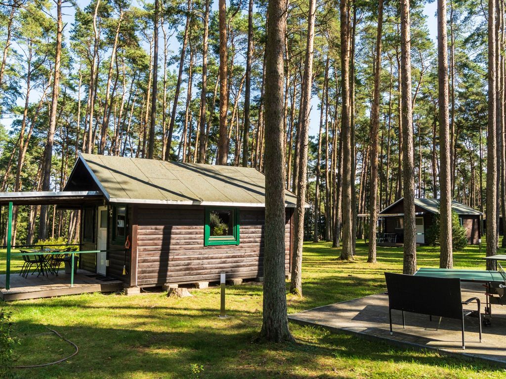 Blick auf die Bungalows
