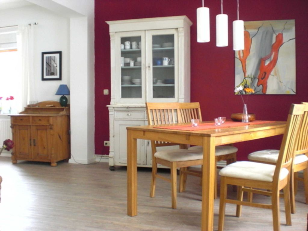 Essbereich im Wohnzimmer