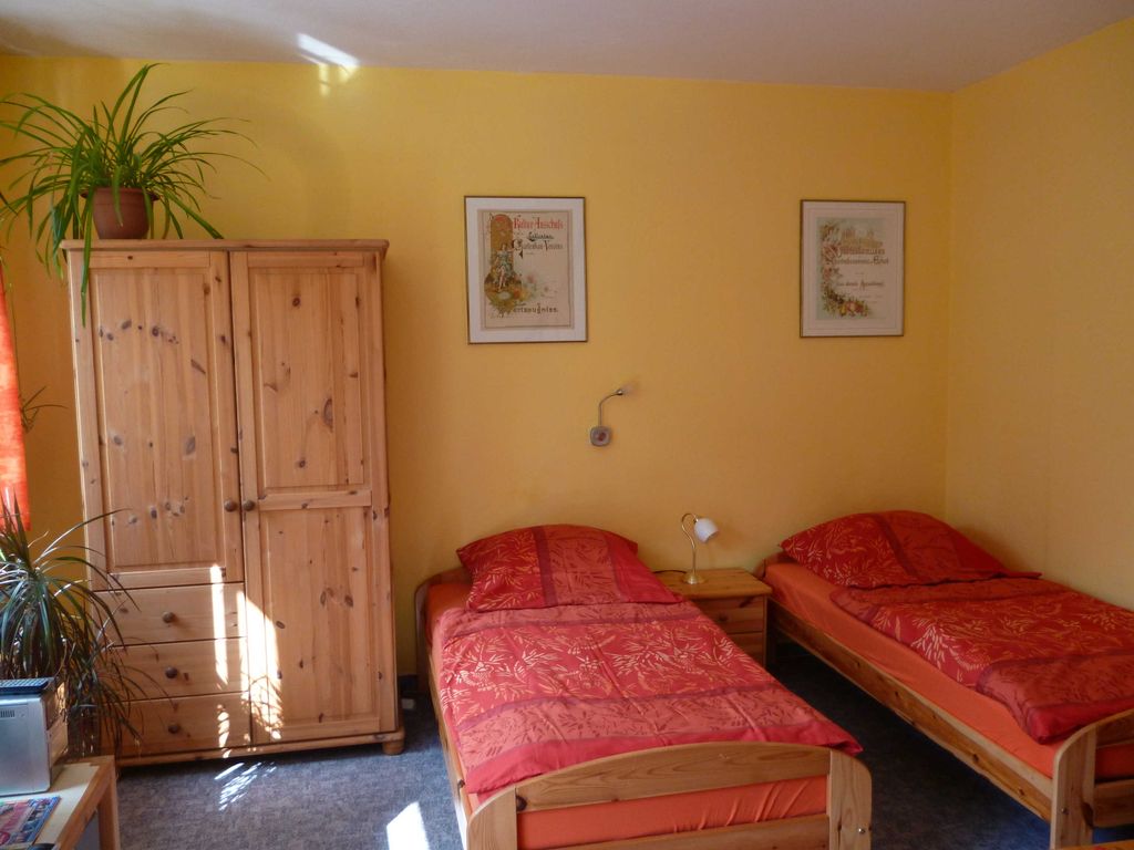Schlafbereich im kombinierten Wohn-Schlafzimmer