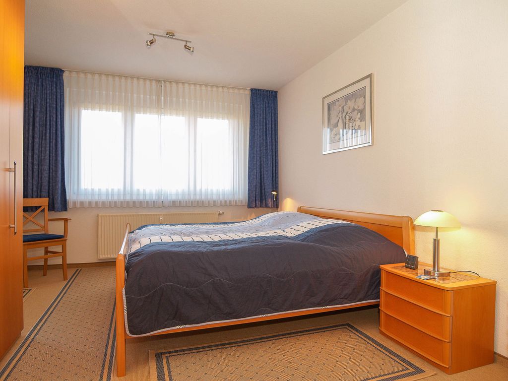 Das Schlafzimmer mit Doppelbett