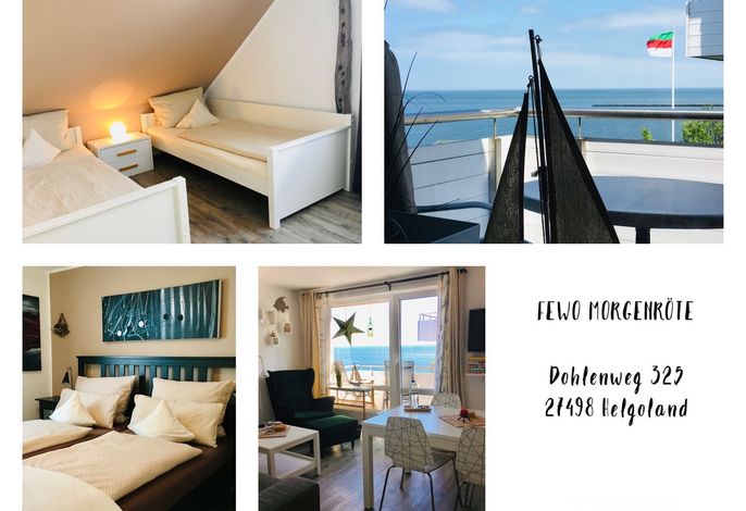 Fewo Morgenröte, 50 qm², 3 Räume, Seeblick, Balkon