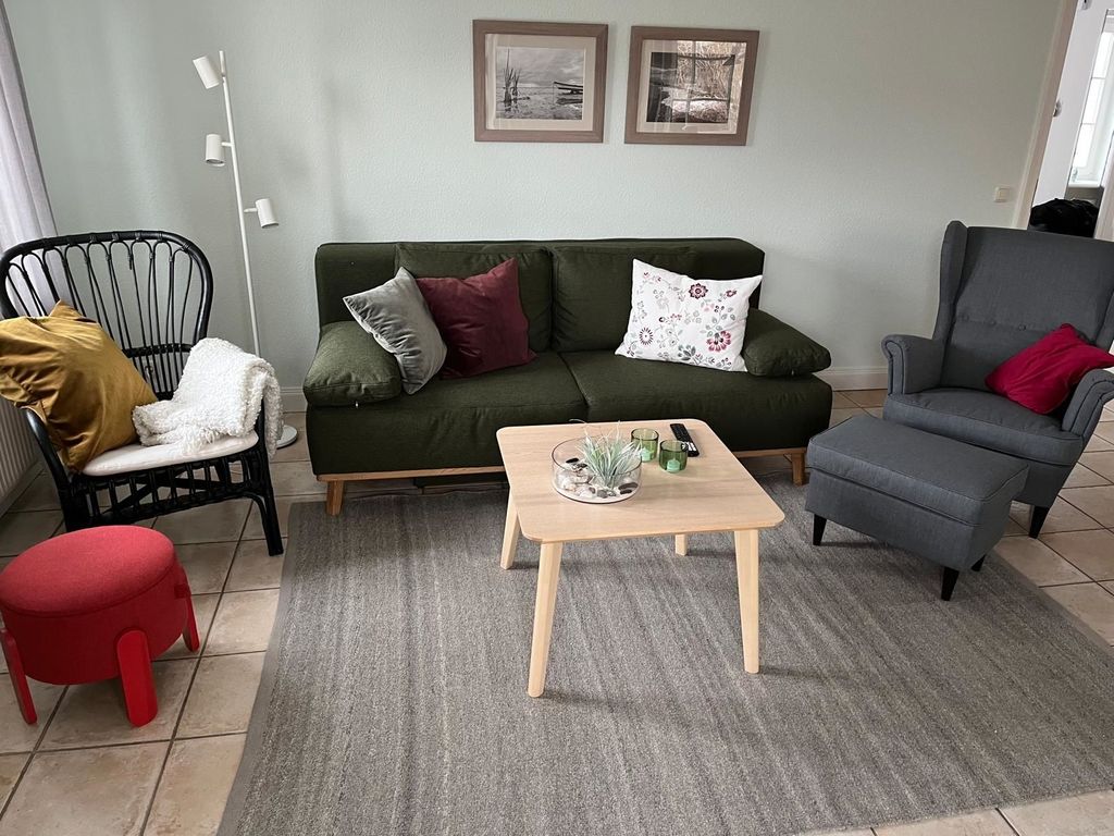 Wohnzimmer mit Schlafcouch