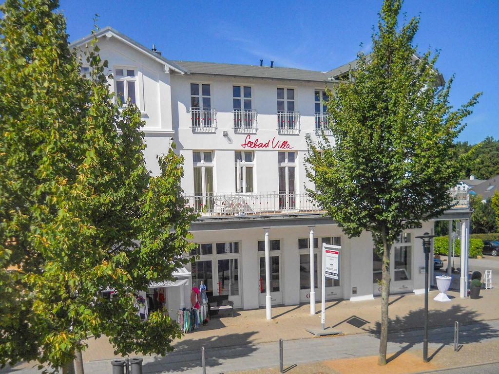 Die Außenansicht der Seebad Villa