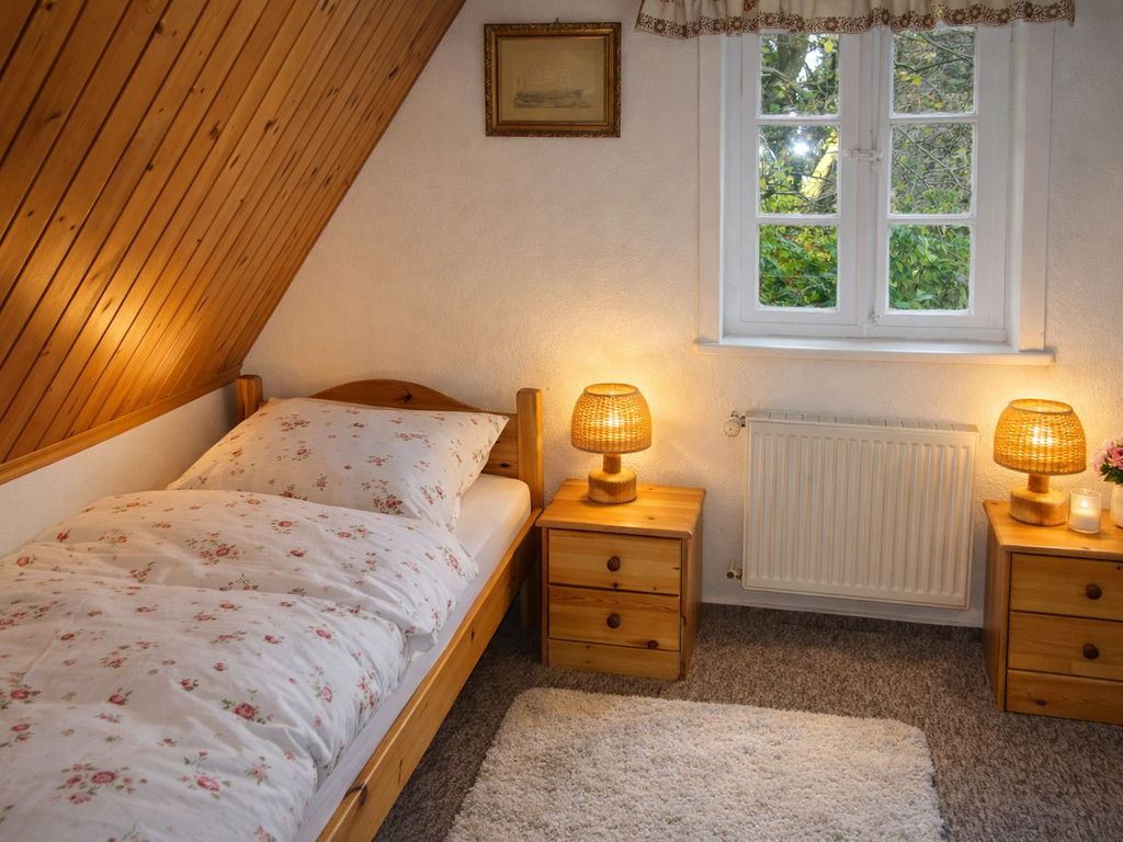 Schlafzimmer mit 2 Einzelbetten