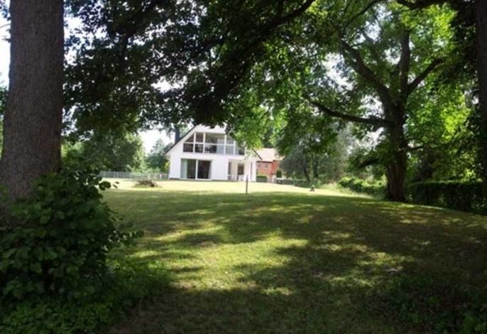 Blick auf Ferienhaus Stang