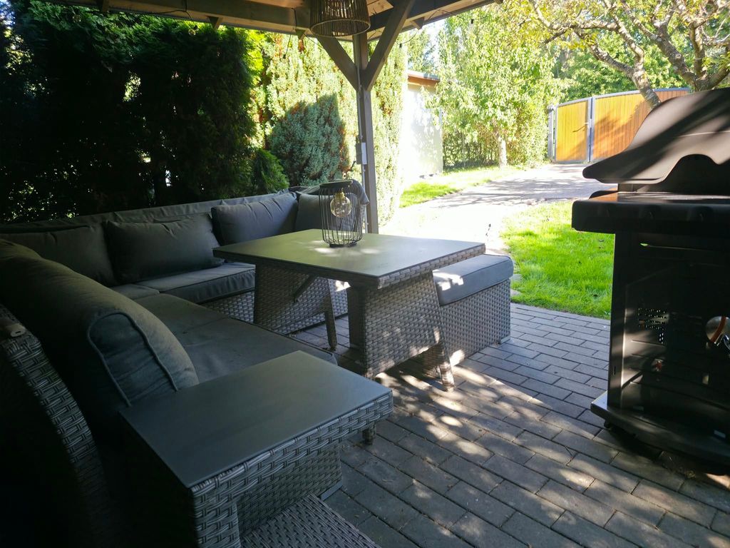 Möblierte Terrasse