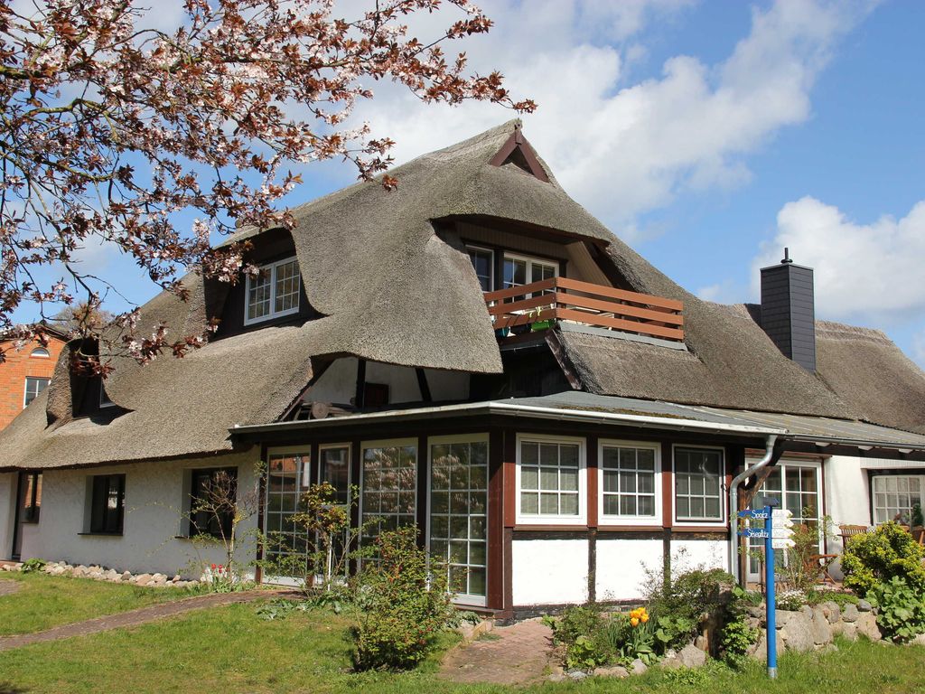Blick auf das Haus 1795 mit 6 Ferienwohnungen