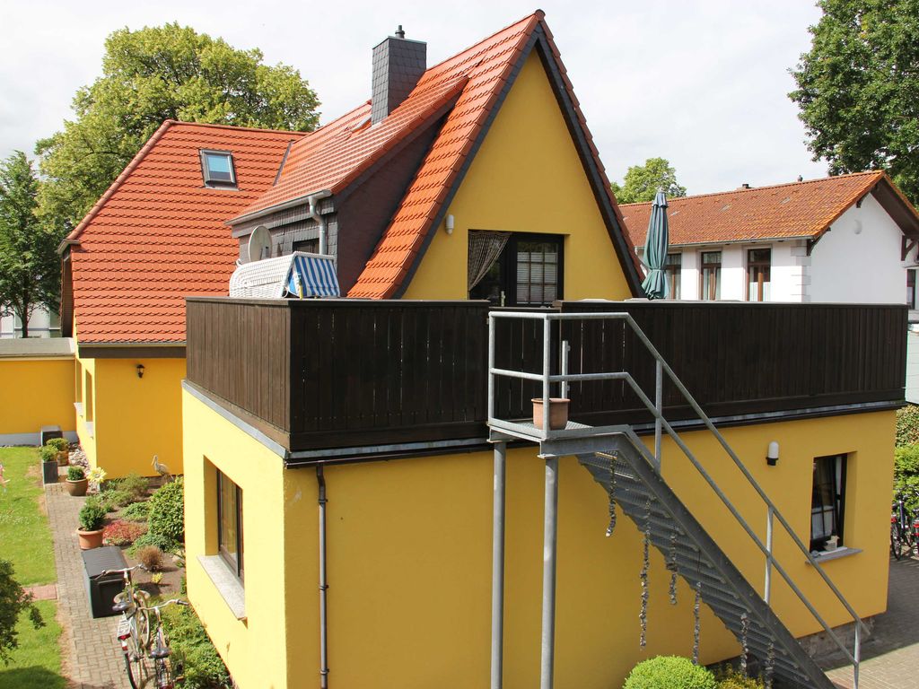 Zugang zur Ferienwohnung mit Dachterrasse