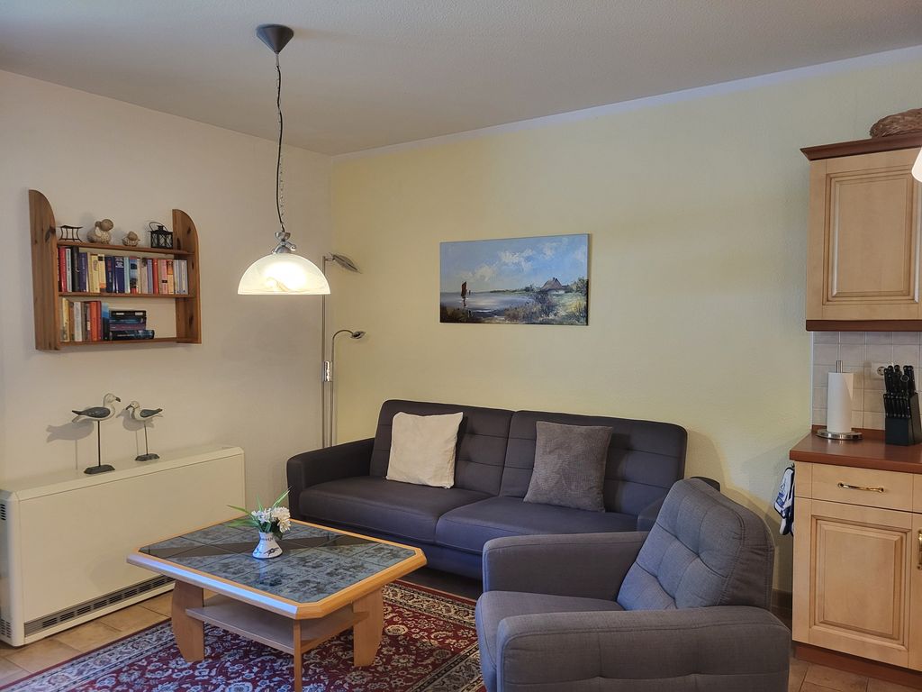 Wohnzimmer mit Kamin