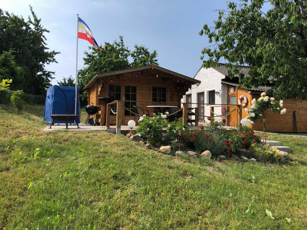 Blockhaus zum grillen und chillen