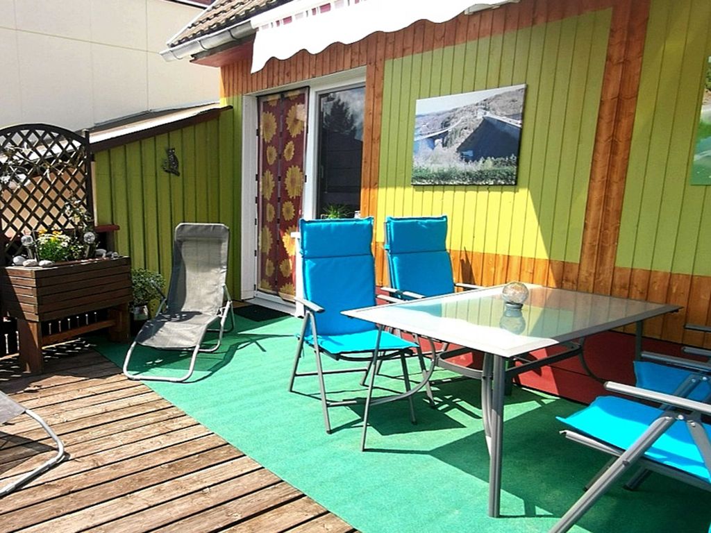 Terrasse im Sommer