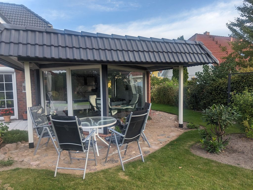 Sitzplatz vor dem Appartement