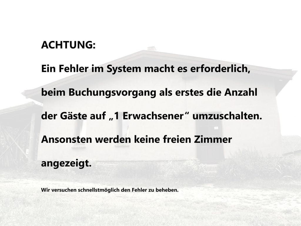 Wichtige INFO