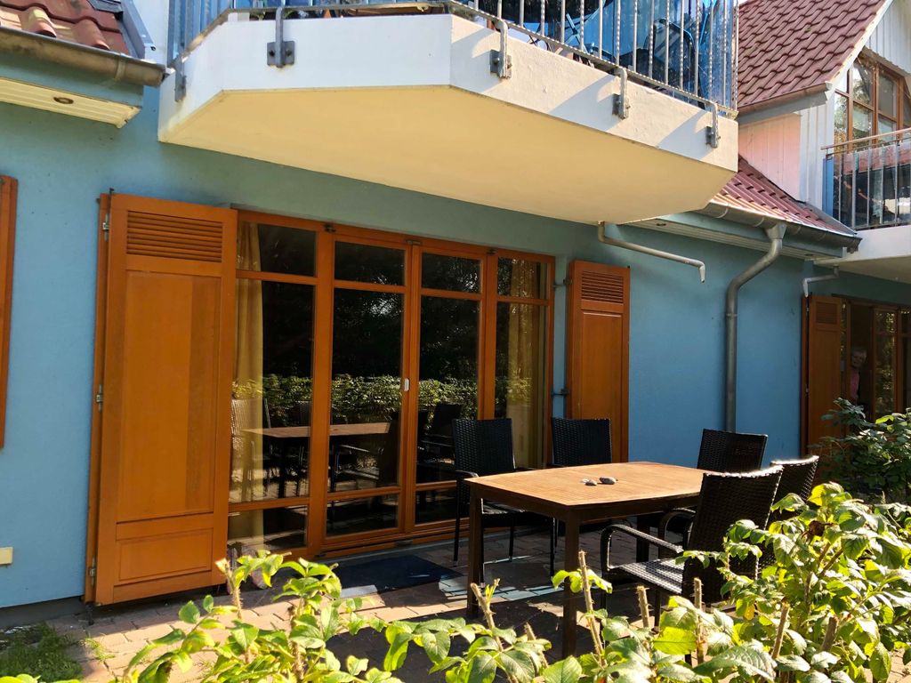 Blick auf die Terrasse von Strandhaus Jonathan 2