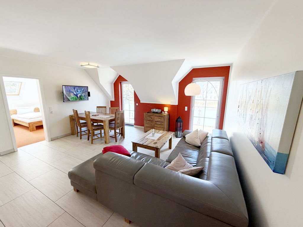 Haus Sonne Ferienwohnung 08 - Wohnzimmer