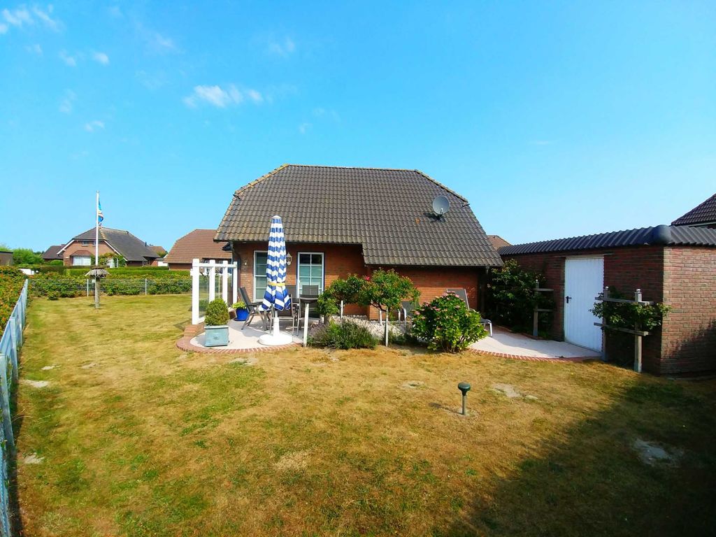 Komplett eingezäunter Garten