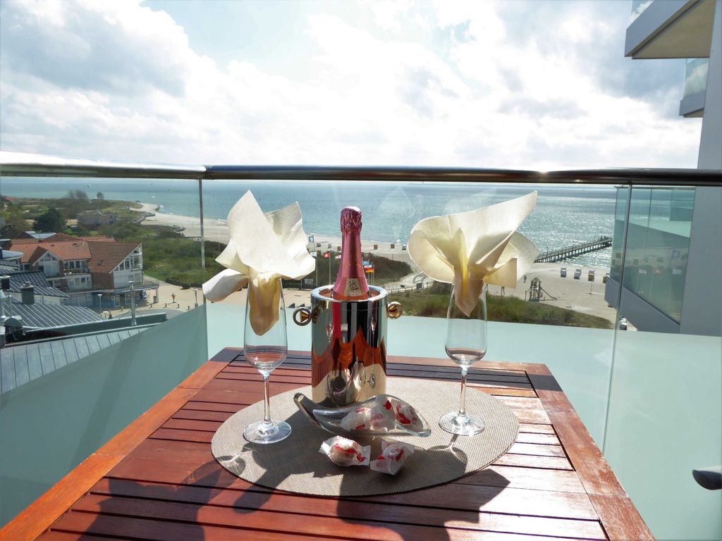 Meerblick vom Balkon