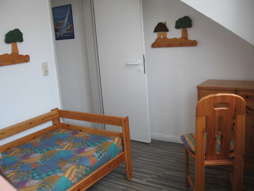 Schlafzimmer mit 2 Einzelbetten