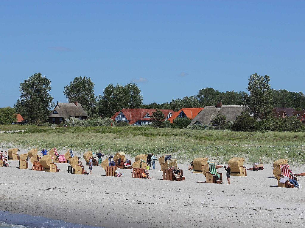 Blick zur Anlage vom Strand