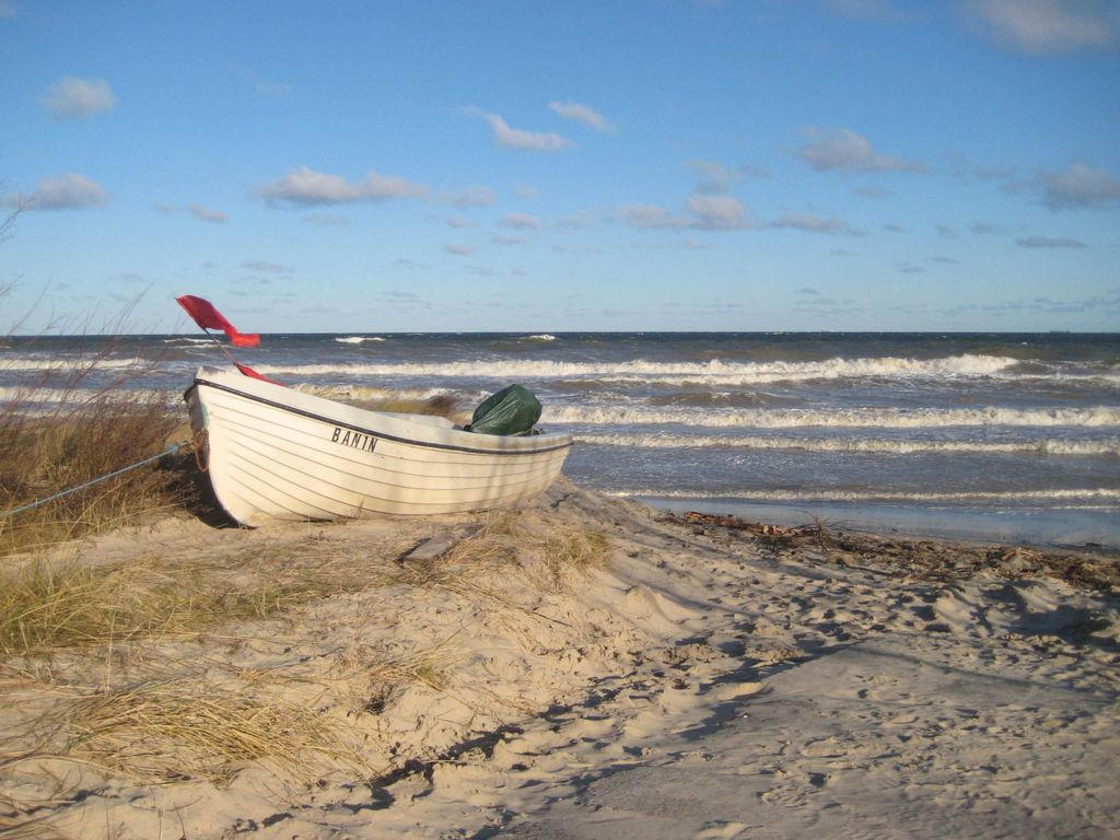Boot am Strand