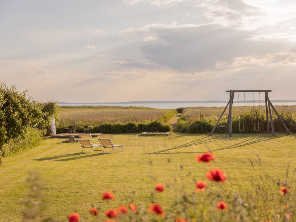Alte Scheune - Garten mit Blick zum Achterwasser