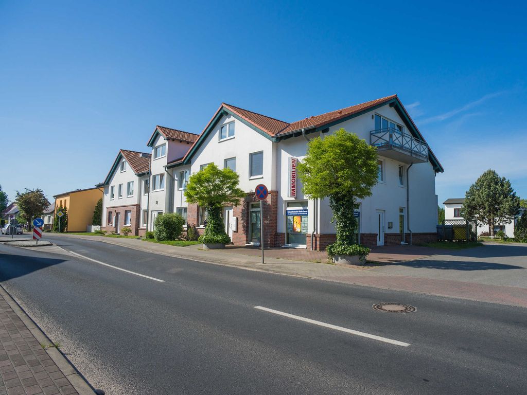 Das Haus Pappelwende von der Hauptstraße aus fotografiert.