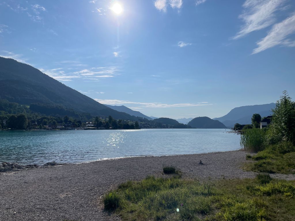Ausblick vom Badeplatz