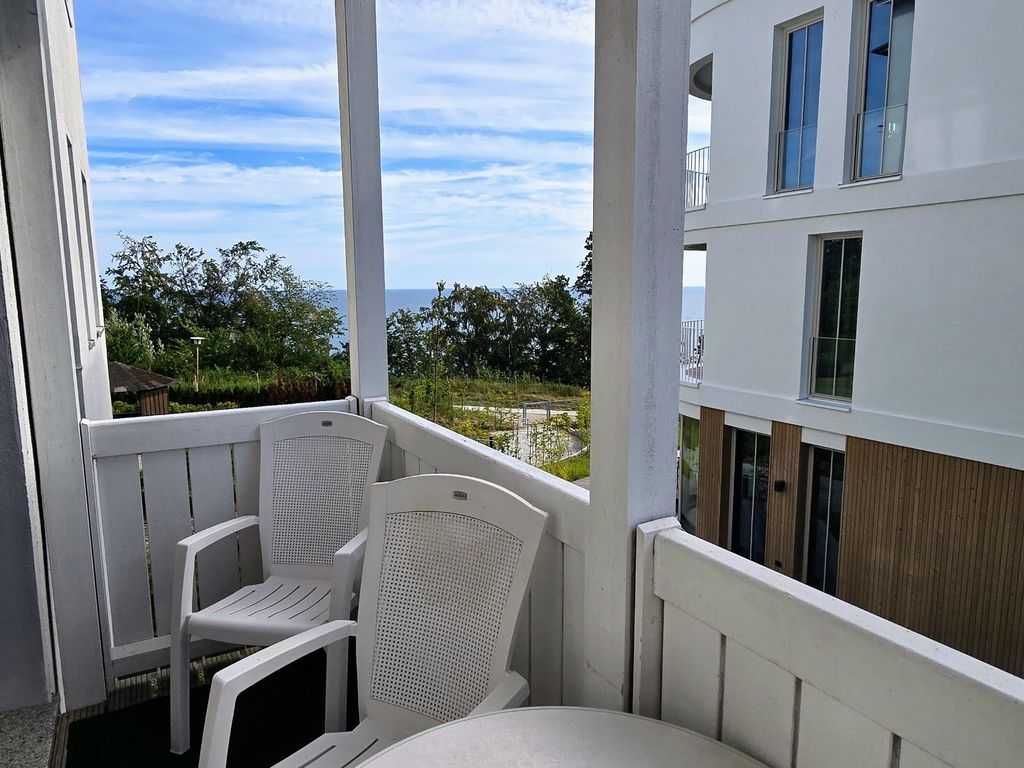 Balkon mit Ostseeblick