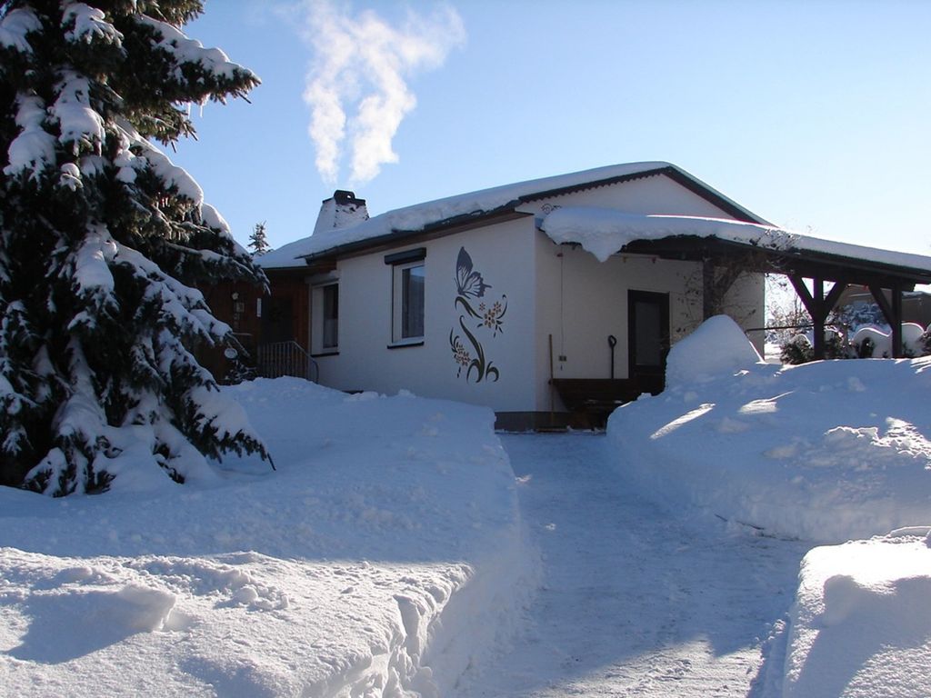 Ferienhaus 1 Familie Nelius im Winter.