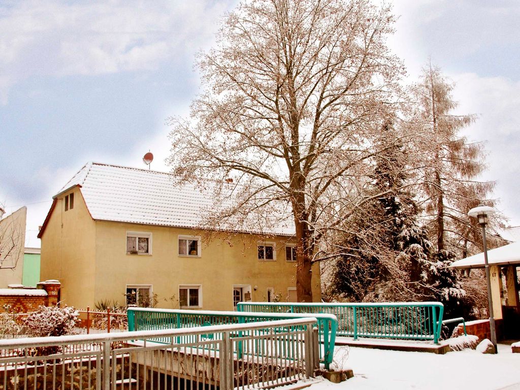 Ferienwohnung Hanschke, gehüllt im winterlichen Kleid.