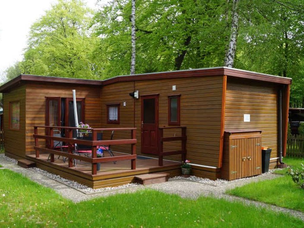 Blick auf das Ferienhaus