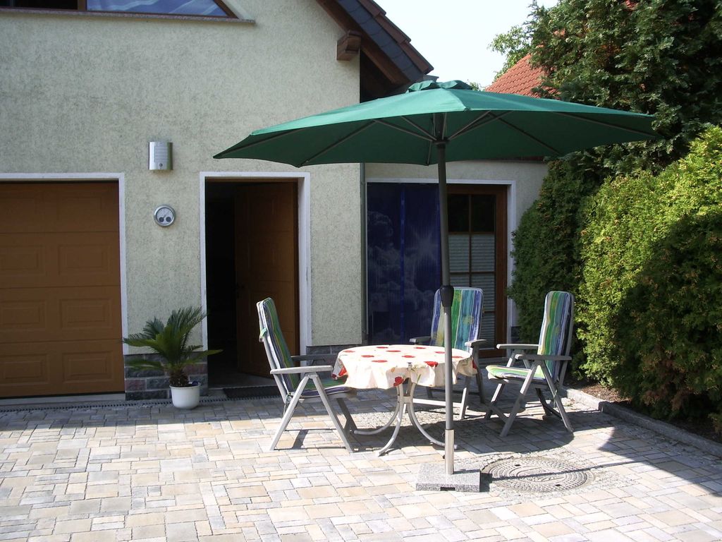 Sitzecke vor der Ferienwohung