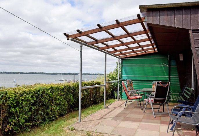 Ferienwohnung mit Garten und Sundblick nach Stralsund