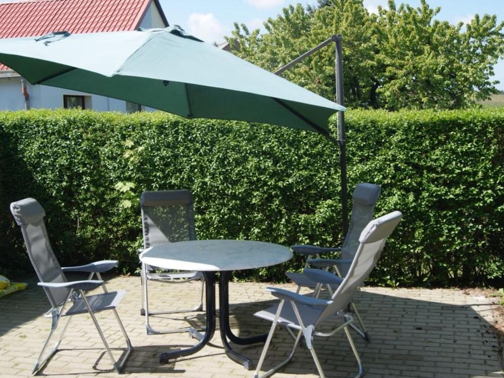 Terasse vor Wohnung