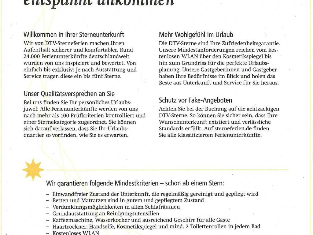 Sterneferien Info