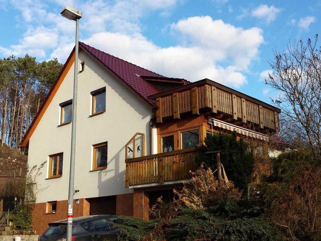 Die Ferienwohnung von der Zufahrtsstraße