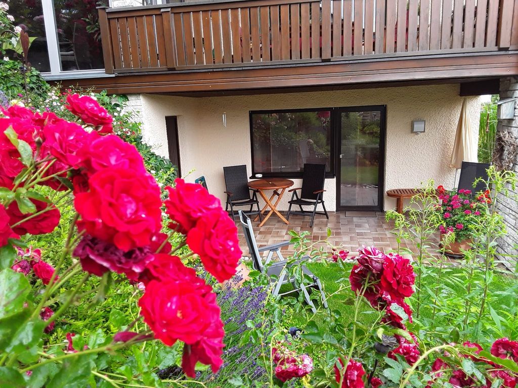 Sitzmöglichkeit auf der Terrasse