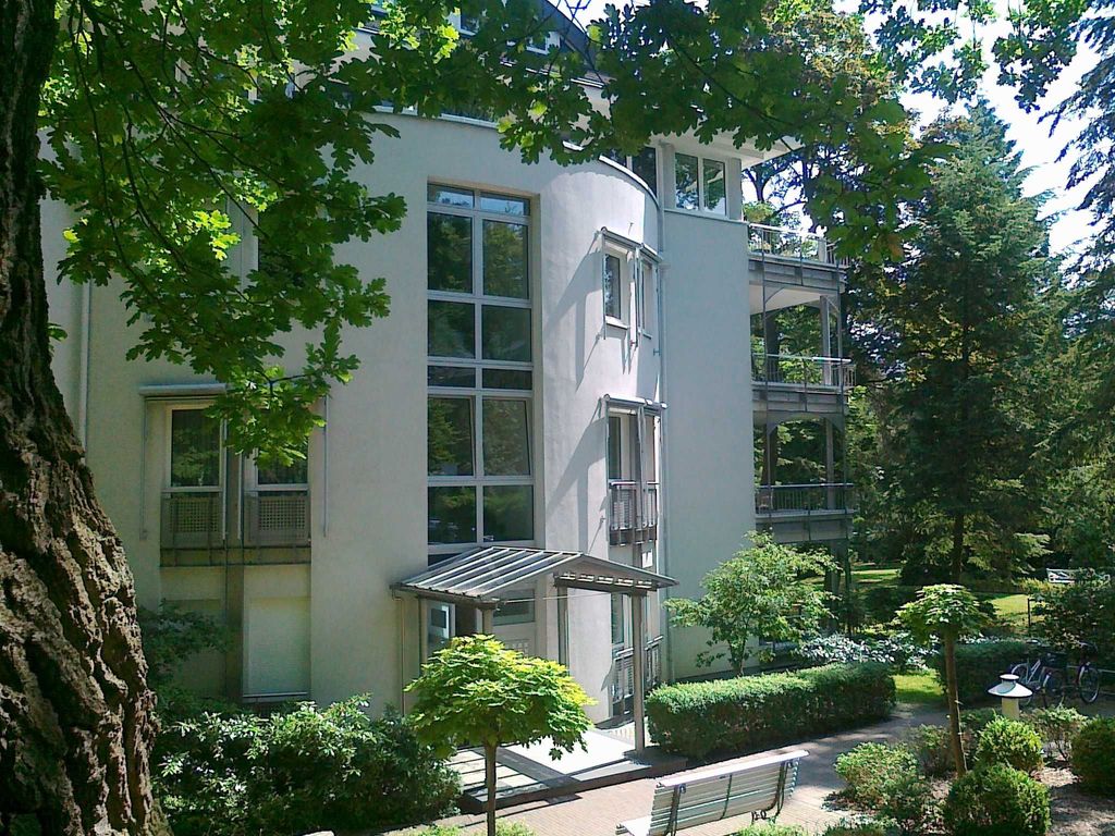 Eingang der Villa Seepark
