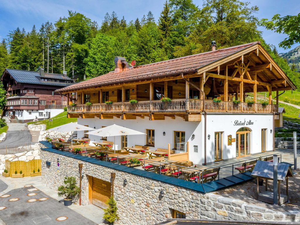 Brösel Alm am Berghotel Sudelfeld im Sommer